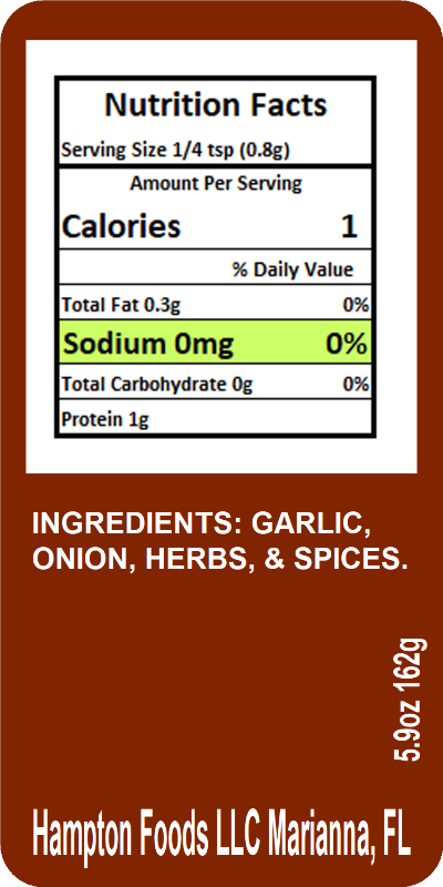 Hooser Daughters™ Garlic Poultry Peppered Perfection – a carefully crafted seasoning that enhances the flavors of your poultry dishes and beyond. Premium blend of herbs and spices ensures a delightful infusion of taste in every bite.