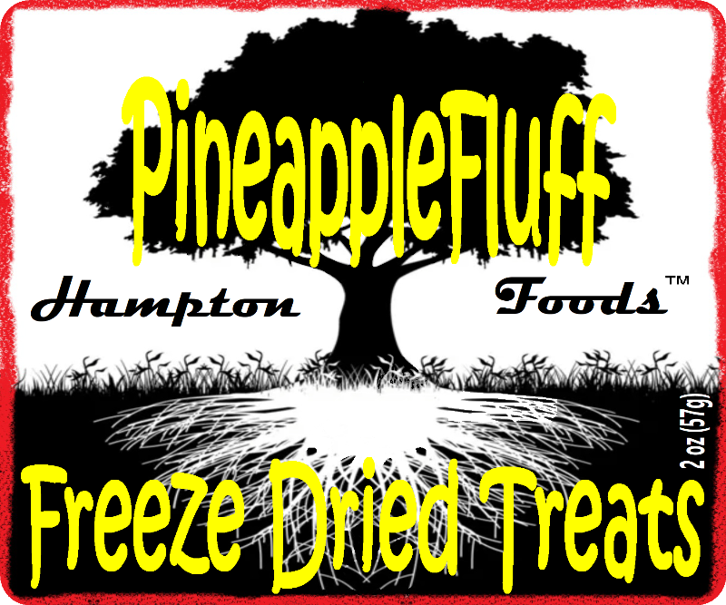 Indulge in a Symphony of Flavor with Hampton Foods' Pineapple Fluff! Freeze Dried Magic! Introducing the perfect marriage of vanilla marshmallows with a burst of pineapple goodness! We've taken the classic allure of vanilla marshmallows and infused them with the tropical essence of pineapple.