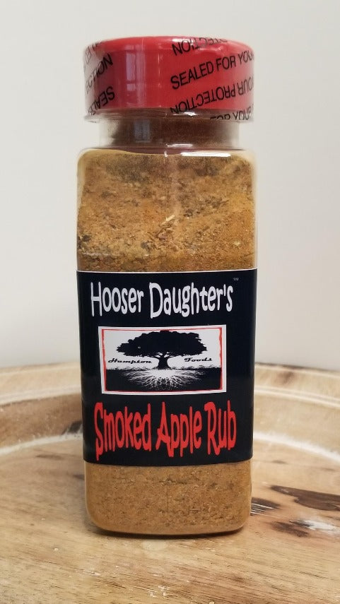 Hey there, culinary connoisseur! I've got something truly special that's going to elevate your grilling game to a competition level like you've never experienced before. Introducing the Smoked Apple Rub by Hooser Daughters™ – the secret weapon your taste buds have been yearning for.