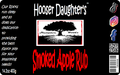 Hey there, culinary connoisseur! I've got something truly special that's going to elevate your grilling game to a competition level like you've never experienced before. Introducing the Smoked Apple Rub by Hooser Daughters™ – the secret weapon your taste buds have been yearning for.