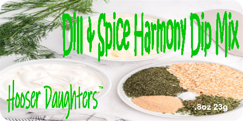 🌟 Introducing Hooser Daughters™ Dill & Spice Harmony Dip Mix! 🌟 Are you ready to elevate your snacking game to a whole new level? Look no further, because our Dill & Spice Harmony Dip Mix is here to delight your taste buds and elevate your dipping experience!