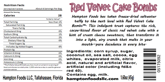 Red Velvet Cake Bombs