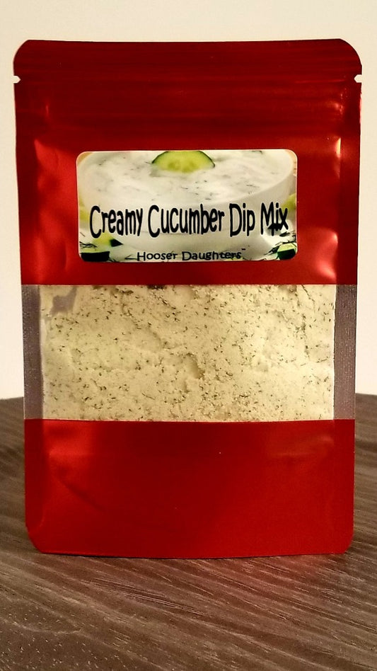 Introducing Hooser Daughters™ Creamy Cucumber Dip Mix, the perfect way to add a burst of refreshing flavor to your snacks and appetizers! With a strong cucumber aroma and flavor, paired with creamy dairy back notes, this dip mix is sure to delight your taste buds.