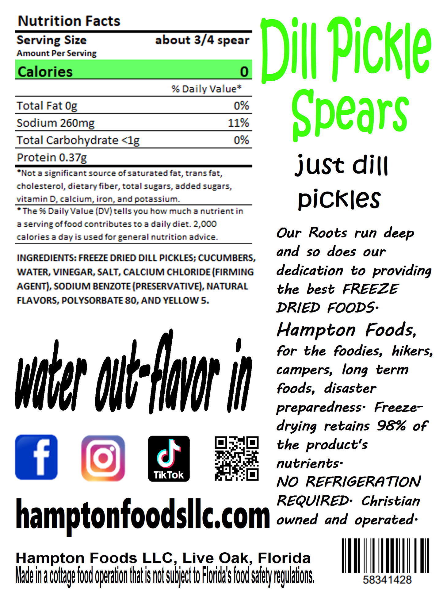 Dill Pickle Spears