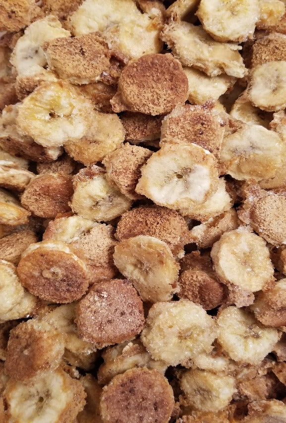 Banana Chips are a sweet, crispy, easy, healthy snack for those on the go or added to your favorite trail mix, hot oatmeal, ice cream, or cookie dough. Banana Chips are perfect for long term food storage, emergency preparedness and survival food. They come in a triple sealed, easy open, resealable bag.