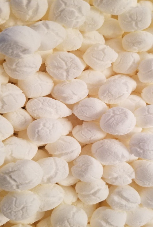 Fluff Stuff are highly addictive freeze dried marshmallows with a surprising crunch. Eat by the handful or put in your hot chocolate. This item comes in multiple sizes in triple sealed, resealable bag. Gluten Free  
