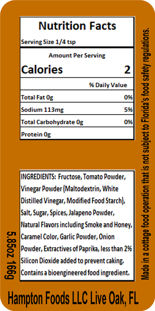Honey Barbecue Seasoning