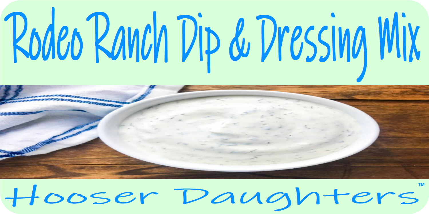 Introducing Hooser Daughters™ Rodeo Ranch Dip & Dressing Mix - the ultimate blend of zesty herbs and spices that will elevate your snacking and dining experience!