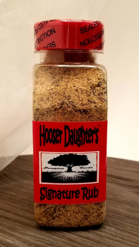 The rub that started it all! A SWEET HEAT that is suitable for chicken, shrimp, pork, beef — you name it, our Signature Rub hits the mark.