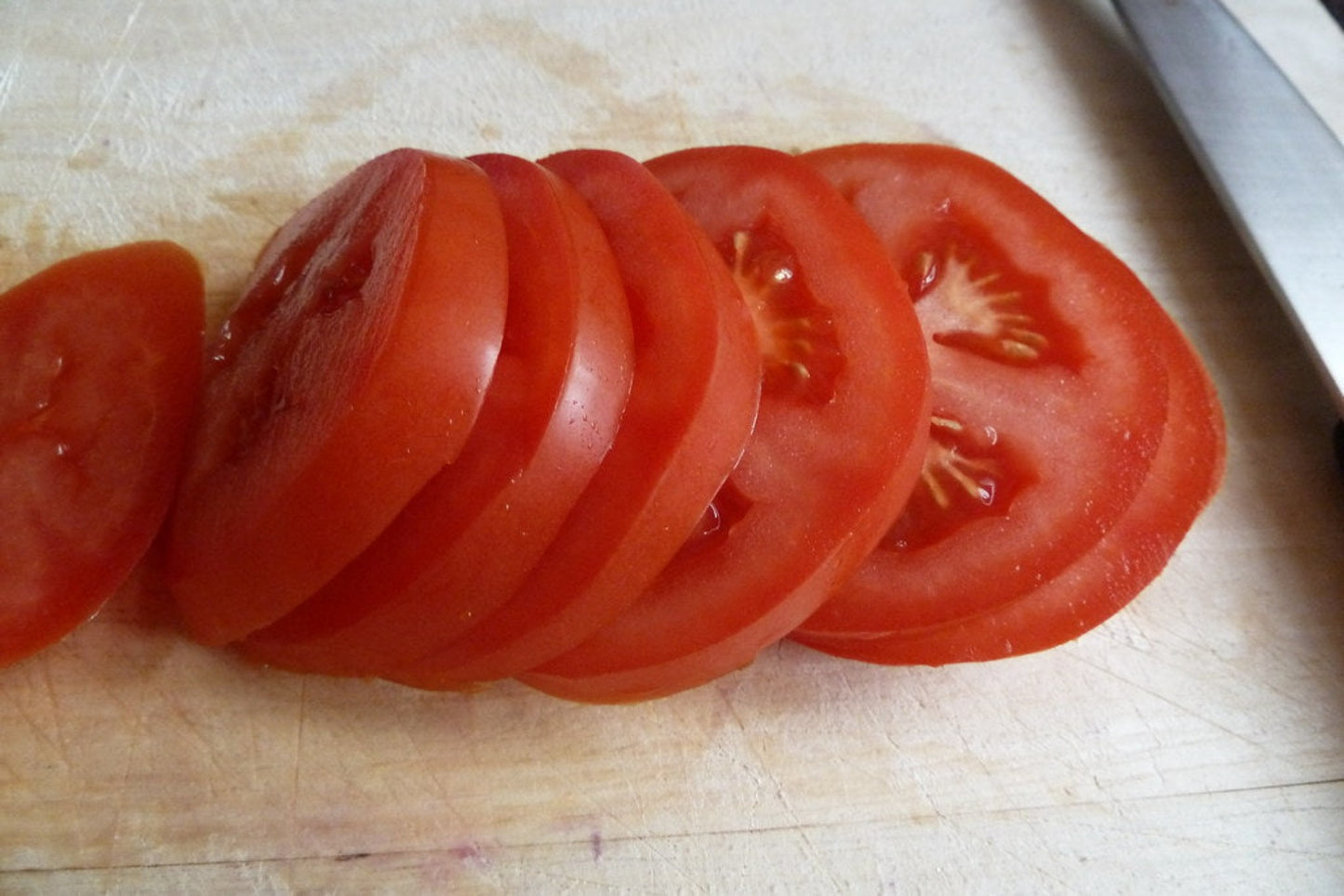 Tomato Chips, fresh tomato slices freeze dried then lightly seasoned with salt and pepper. Comes in a triple sealed, resealable window bag. The .95oz finished product is equal to one whole tomato.