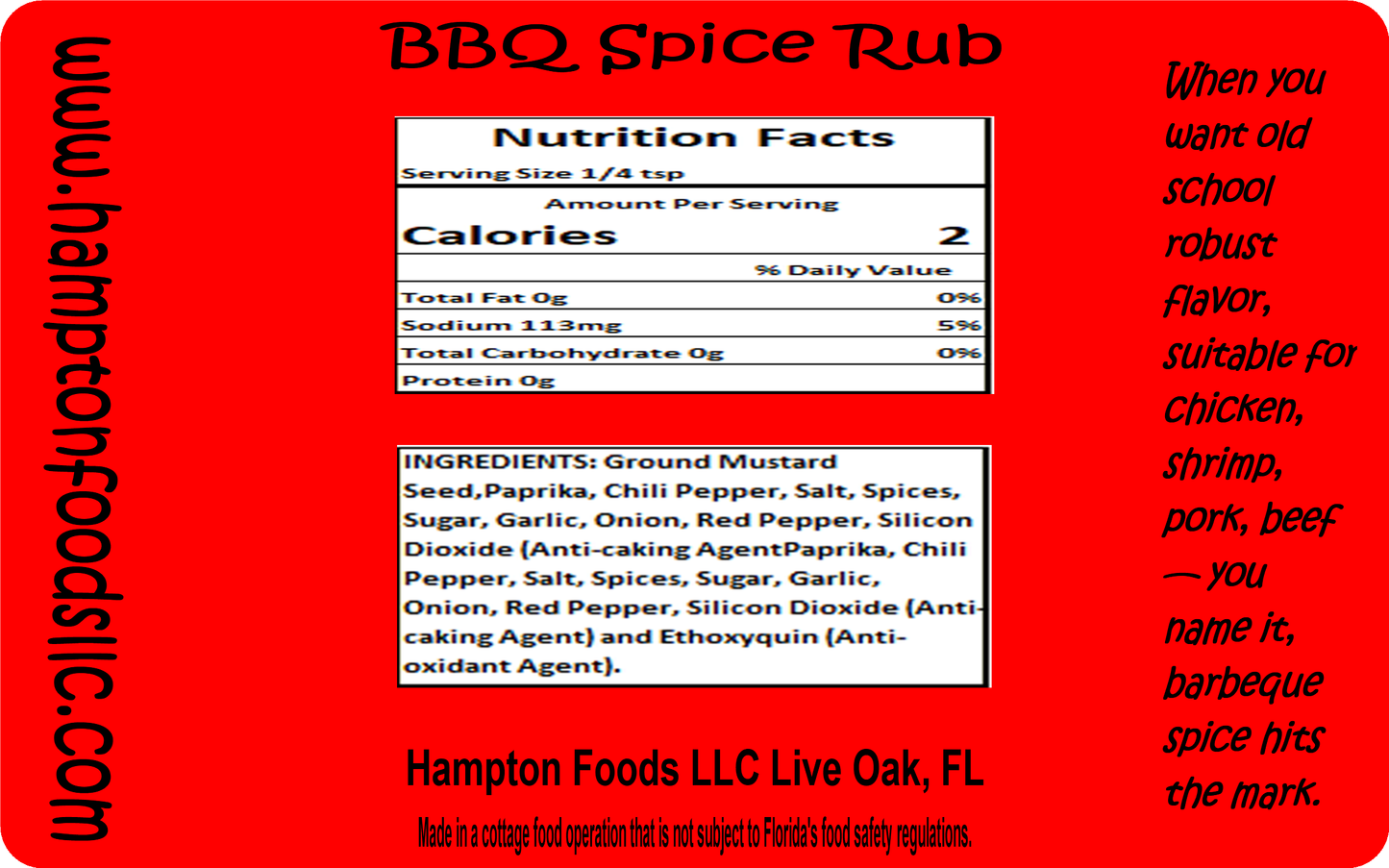 BBQ Spice Rub