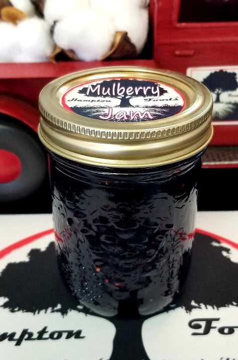 Savor the delightful taste of Hampton Foods' Family Recipe Mulberry Jam. Perfect for toast, pastries, and desserts. Order now!