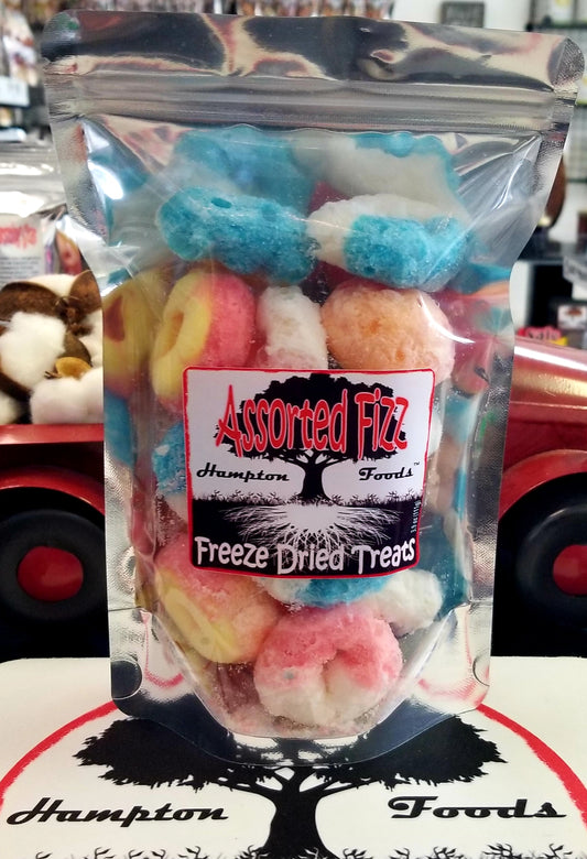 Discover Assorted Fizz™ Freeze-Dried Gummy Rings – Crunchy, Flavor-Packed Delight!