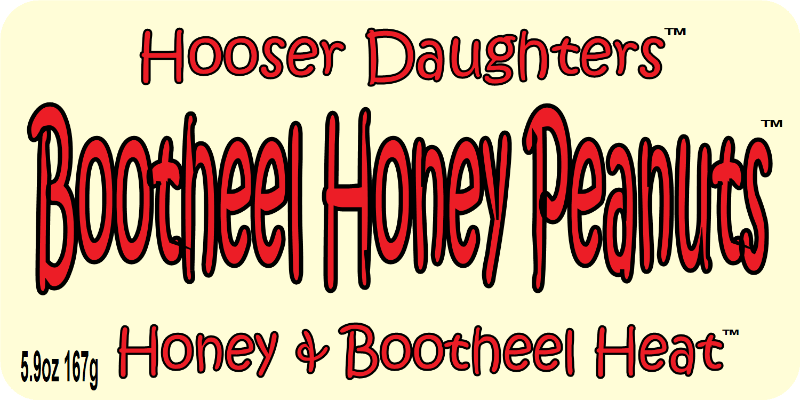 Hooser Daughters™' irresistible snack sensation: Bootheel Honey Peanuts! The perfect blend of sweet-heat with honey-roasted peanuts infused with our exclusive Bootheel Heat™ seasoning. Each crunchy bite bursts with the tantalizing harmony of honey sweetness and a kick of spicy heat, leaving you craving more. 