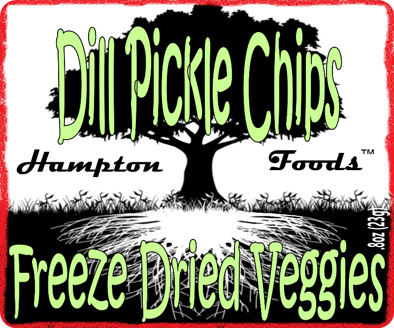 Dill Pickle Chips that pack a serious punch! These freeze-dried chips are the perfect combination of crispy texture and intense flavor. With every bite, you'll experience the satisfying crunch of a crispy snack and the bold, salty taste of a classic pickle. 