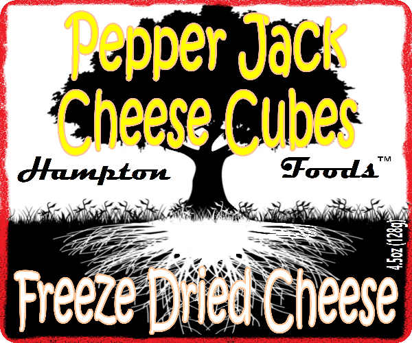 Experience the fun and flavor of our Freeze Dried Pepper Jack Cheese Cubes! Made from 100% pepper jack cheese, these crunchy cubes are perfect for topping salads, soups, pizza, or as a delicious snack. Elevate your meals with a delightful crumble and intense taste in every bite!