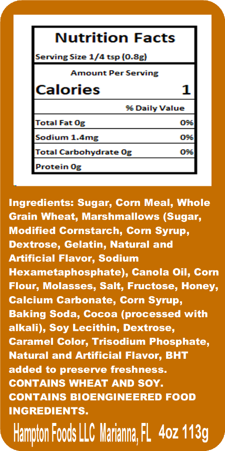 Transform your popcorn into a gourmet delight with Hampton Foods' irresistible S'mores Popcorn Seasoning! Immerse yourself in the rich symphony of flavors as marshmallow, chocolate, and graham cracker unite in perfect harmony. Elevate your movie nights, game days, or any snack time with this delectable blend.