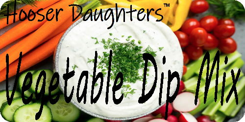 Indulge in the ultimate snacking experience with Hooser Daughters™ Vegetable Dip Mix. Elevate your veggies and more with our gourmet blend of wholesome ingredients. Create flavorful dips for parties or solo delights. Transform snacking today!