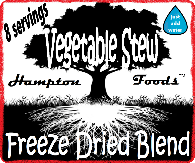 Hampton Foods': Vegetable Stew Blend! Unveil the secret to quick and flavorful meals with our all-new Vegetable Stew Blend – a culinary masterpiece that combines the goodness of potatoes, cabbage, onions, carrots, celery, and vibrant red and green peppers. It's the perfect medley of flavors!