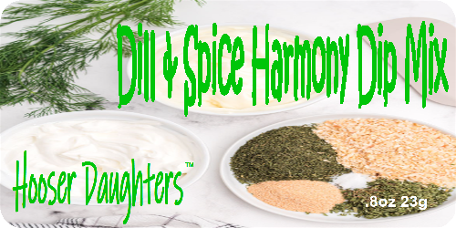 🌟 Introducing Hooser Daughters™ Dill & Spice Harmony Dip Mix! 🌟 Are you ready to elevate your snacking game to a whole new level? Look no further, because our Dill & Spice Harmony Dip Mix is here to delight your taste buds and elevate your dipping experience! 