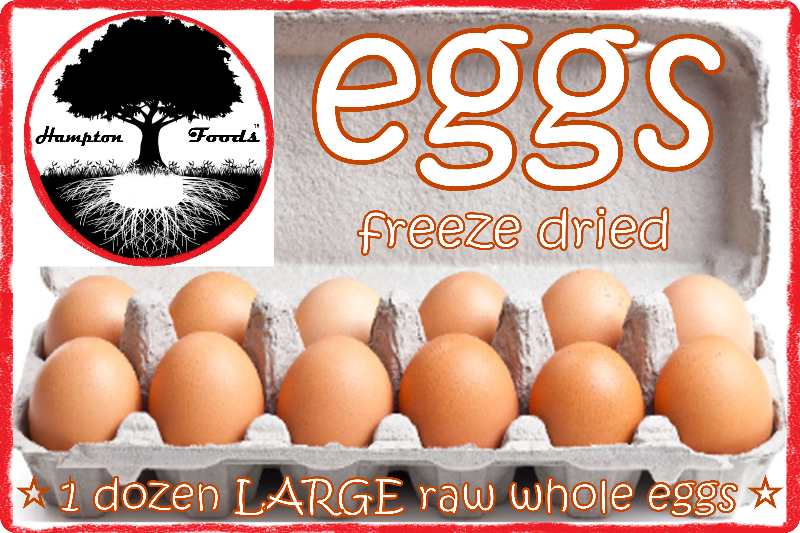 Unlock the culinary potential of Hampton Foods Freeze-Dried Free Range Powdered Eggs in your kitchen, mom's secret weapon for both everyday and emergency use! Perfect for moms on-the-go, hikers, homesteaders, campers, hunters, and everyone in between, our eggs elevate every dish with their rich flavor and versatility.