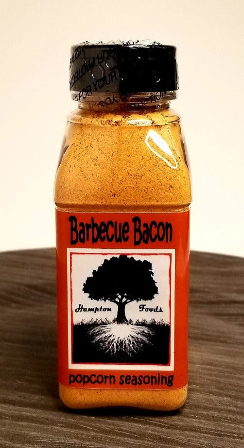 Barbecue Bacon Popcorn Seasoning, a Highly Aromatic and Flavorful Blend. A Spice Blend with a Smoky Onion Barbecue Flavor. Easy to use! For Best Flavor Attitude, Apply to Hot Popcorn, Even Better Coated in Oil.