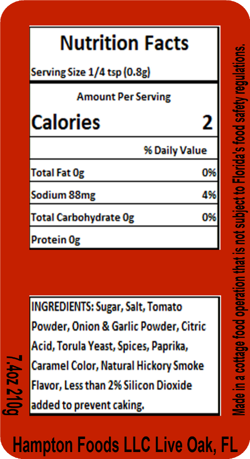 Barbecue Popcorn Seasoning