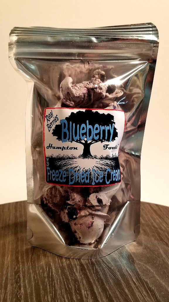 Our Blueberry Ice Cream is the ultimate snack that will tantalize your taste buds. The creamy goodness is condensed into a light crunch that you won't be able to resist. Plus, with the whole blueberries mixed in, you get an extra burst of flavor with every bite.
