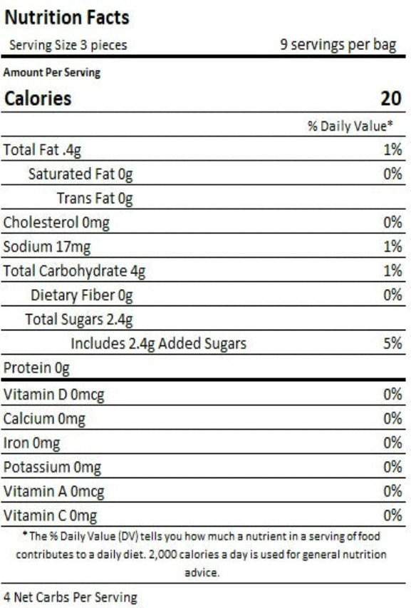 Cinna Bombs, Hampton Foods Freeze Dried Taffy that is a crispy crunch and full of cinnamon flavor that melts in your mouth like cotton candy. This item comes in a triple sealed 1.8oz bag.