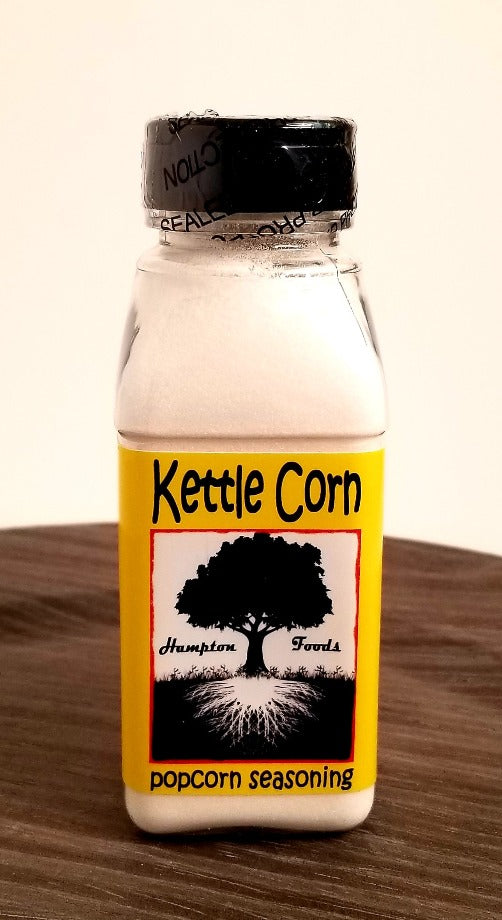 Kettle Corn Popcorn Seasoning, a Highly Aromatic and Flavorful Blend. Classic Kettle Corn Flavor. Fine, White Crystalline Powder with a Mild Sweetness and Saltiness, with Butter and Corn Notes. Easy to use! For Best Flavor Attitude, Apply to Hot Popcorn, Even Better Coated in Oil.