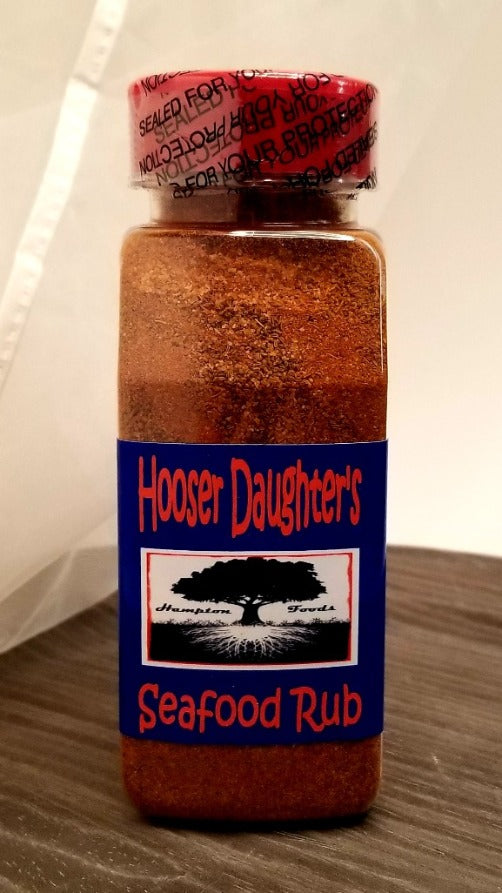 Hooser Daughters™ has the perfect seasoning rub for all your seafood dishes! Our seafood seasoning is a blend of carefully selected spices that bring out the natural flavors of your seafood. Whether you're grilling, roasting, or sautéing, this seasoning will add a touch of the ocean to your meal. Whether you're a seasoned chef or just starting out, our seafood seasoning is easy to use and adds a delicious touch to any dish. Try it today and elevate your seafood game to the next level!