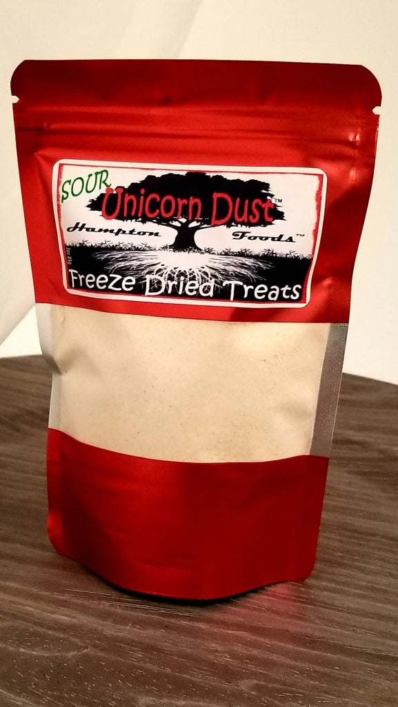 Unleash your magical side with Unicorn Dust™ from Hampton Foods! Made from the crumbs of our beloved candy line,