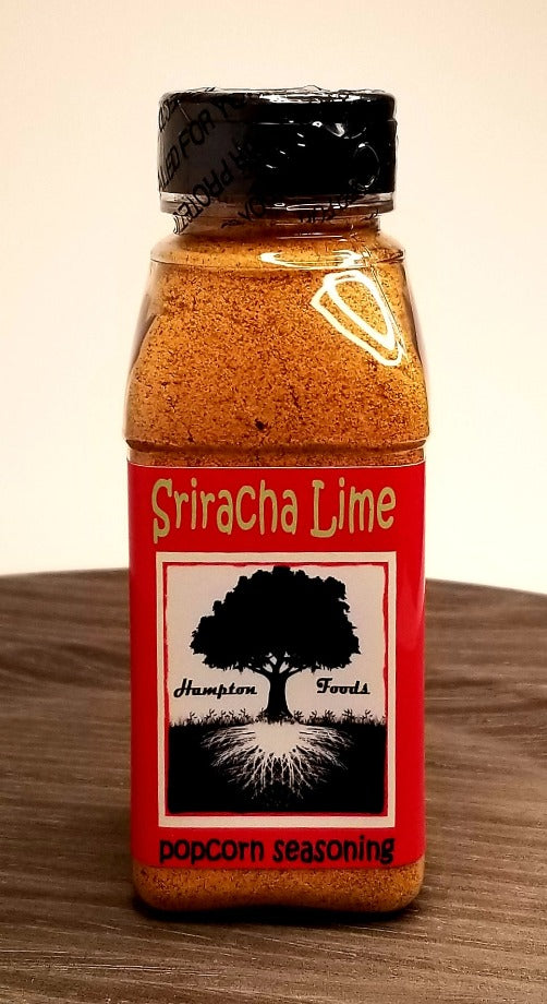 Sriracha Lime Popcorn Seasoning, a Highly Aromatic and Flavorful Blend. Citrus Lime and Chili Pepper Aroma and Flavor. Easy to use! For Best Flavor Attitude, Apply to Hot Popcorn, Even Better Coated in Oil.