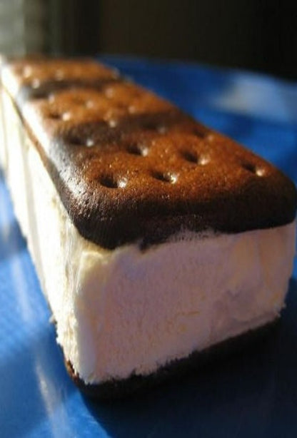 Low Fat Vanilla Ice Cream Sandwich is a freeze dried treat you need to try. The sandwich is 97% fat free with zero added sugars! It's an ice cream sandwich that doesn't stick to your fingers. Two crunchy chocolate wafers with a creamy vanilla center that will melt in your mouth! No refrigeration required, shelf stable in a controlled enviroment for up to a year.